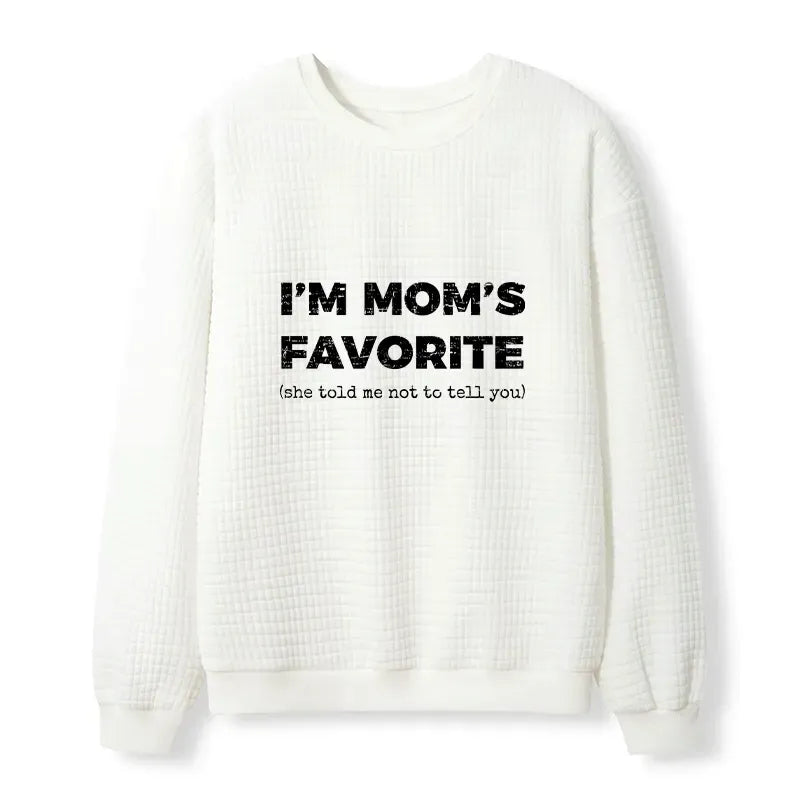 Funny Kyoto Lion Waffle Sweatshirt for Mom