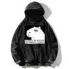 Kyoto-Lion Power Has Completely Disappeared Washed Hoodie