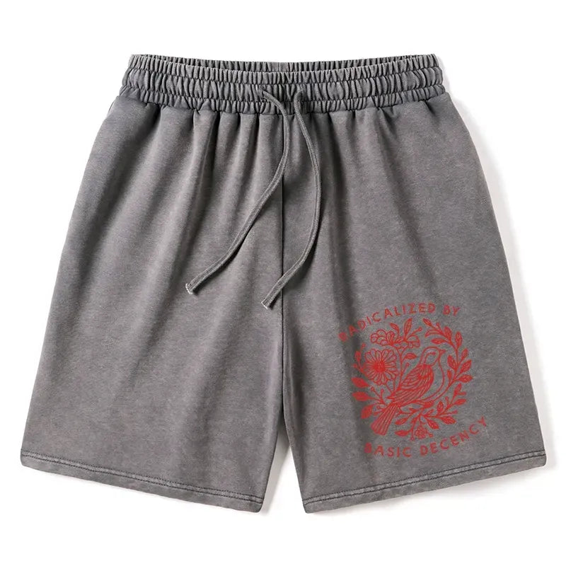 Kyoto-Lion Pigeon That Was Moved Washed Shorts