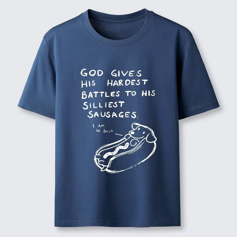 Kyoto-Lion Silly Sausage Dog Meme Classic T-Shirt