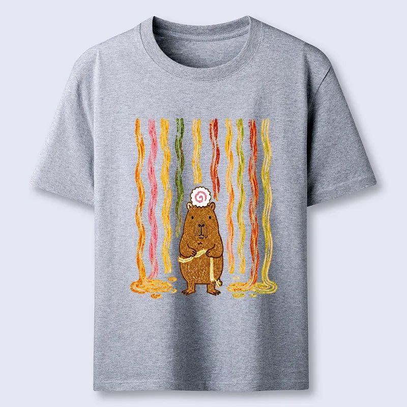 Kyoto-Lion Capybara Noodle Fun Classic T-Shirt
