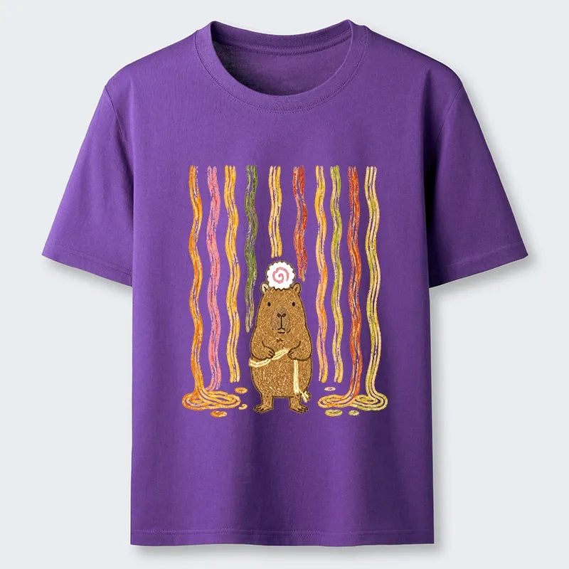 Kyoto-Lion Capybara Noodle Fun Classic T-Shirt