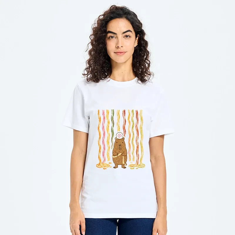Kyoto-Lion Capybara Noodle Fun Classic T-Shirt