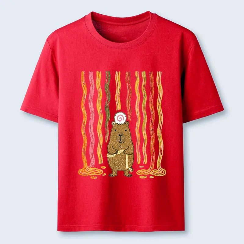 Kyoto-Lion Capybara Noodle Fun Classic T-Shirt