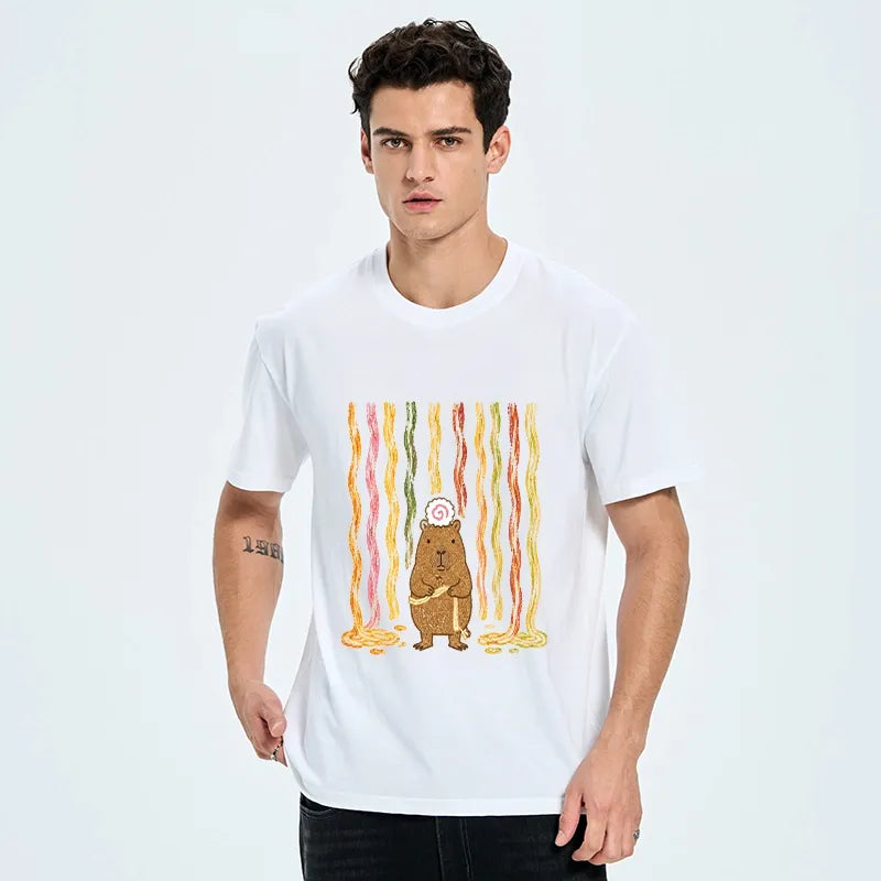 Kyoto-Lion Capybara Noodle Fun Classic T-Shirt