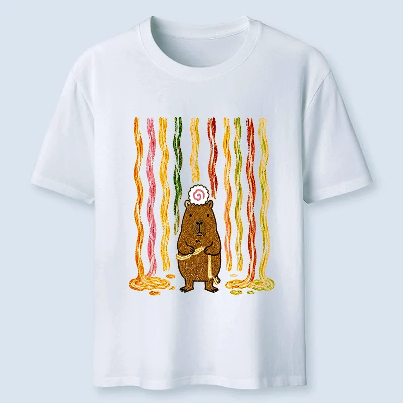 Kyoto-Lion Capybara Noodle Fun Classic T-Shirt