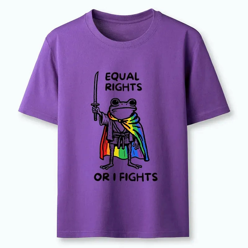 Kyoto-Lion Equal Rights Or The Frog Fights Classic T-Shirt
