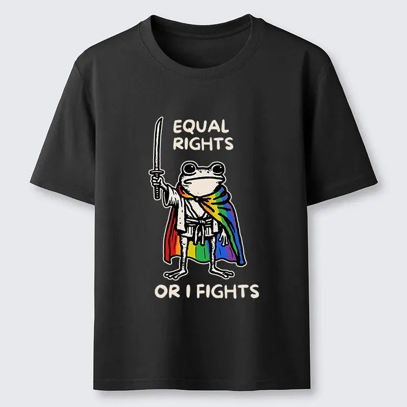 Equal rights funny frog t-shirt gift idea