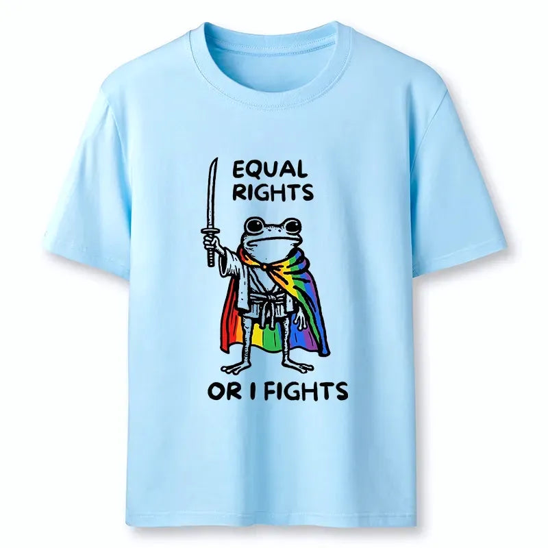 Kyoto-Lion Equal Rights Or The Frog Fights Classic T-Shirt