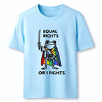 Kyoto-Lion Equal Rights Or The Frog Fights Classic T-Shirt