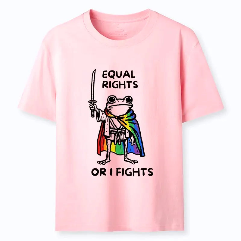 Equal rights funny frog t-shirt gift idea