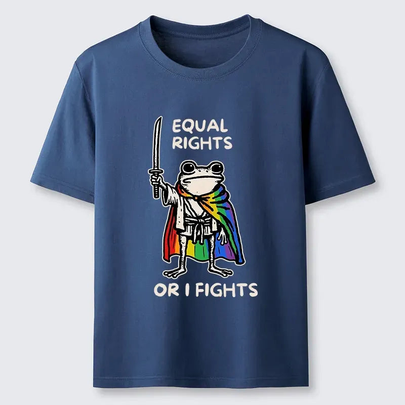 Kyoto-Lion Equal Rights Or The Frog Fights Classic T-Shirt