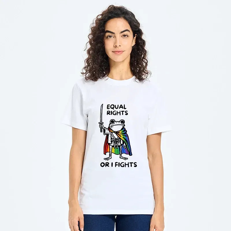 Kyoto-Lion Equal Rights Or The Frog Fights Classic T-Shirt