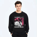 Trendy Japanese Sweatshirt for Streetwear