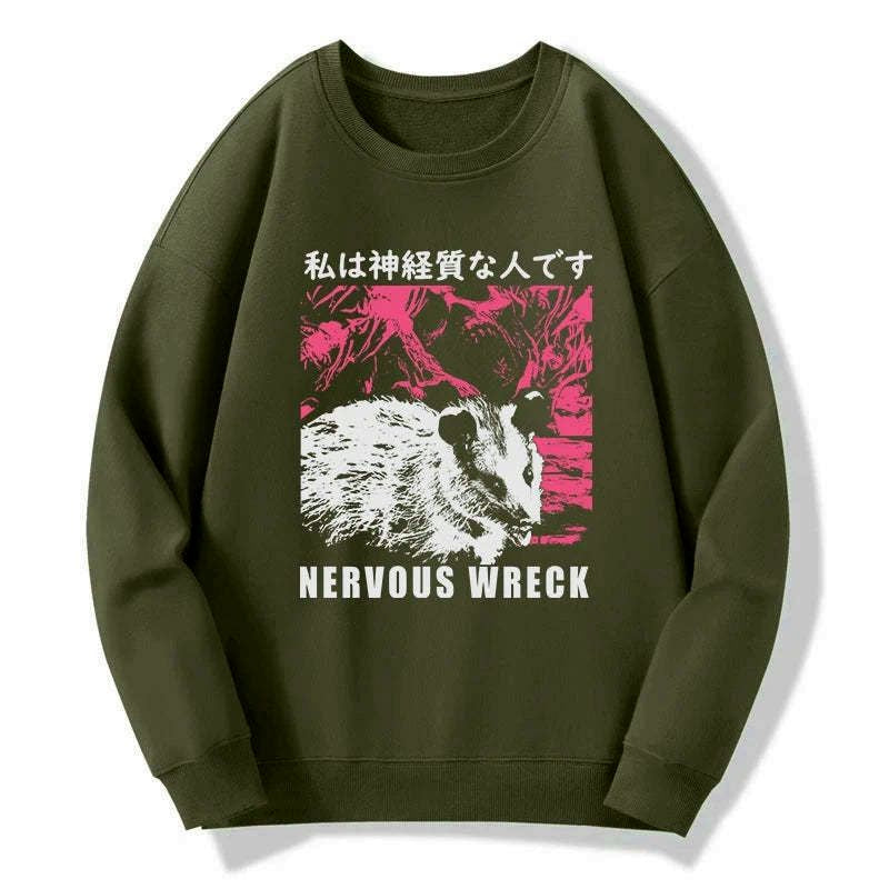Kyoto Lion Nervous Wreck Sweatshirt