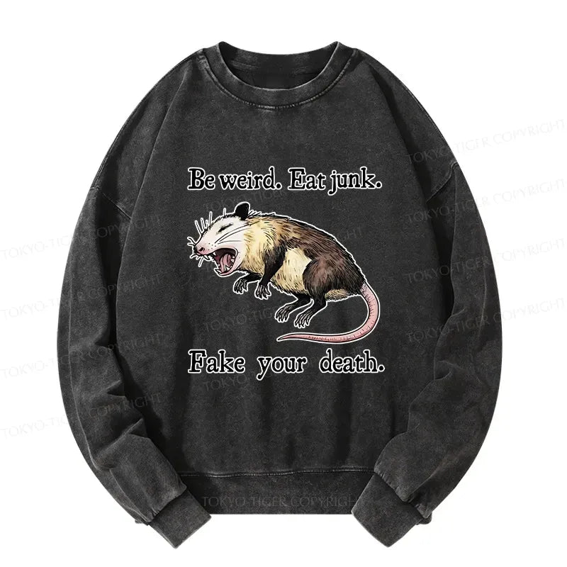 Japanese possum sweatshirt for daily wear