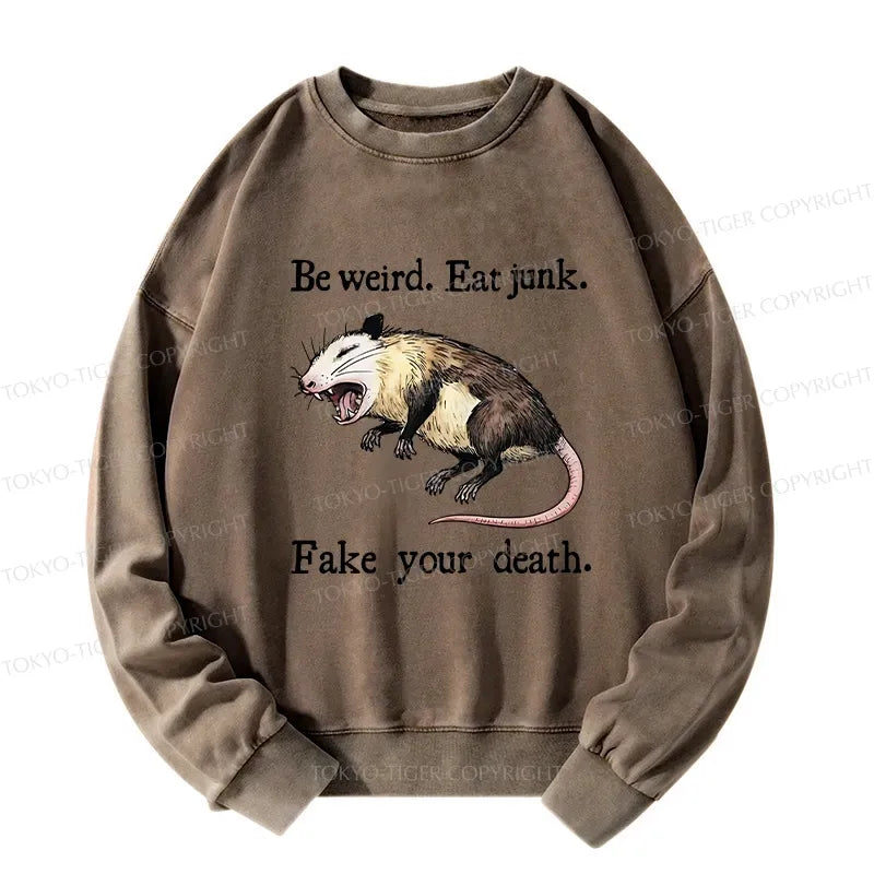 Japanese possum sweatshirt for daily wear