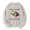 Kyoto-Lion Possum Playing Dead Washed Sweatshirt