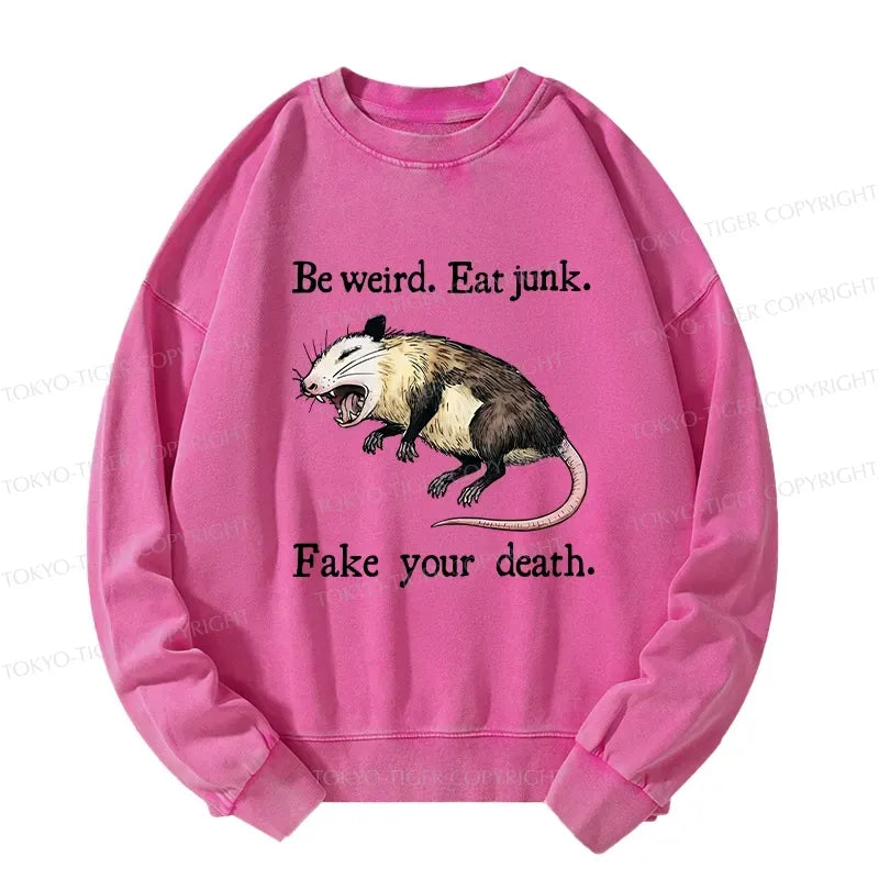 Japanese possum sweatshirt for daily wear
