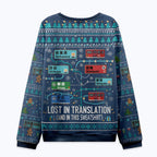 Kyoto-Lion Exploring Tokyo Trains: Lost in Translation Christmas Ugly Sweatshirt