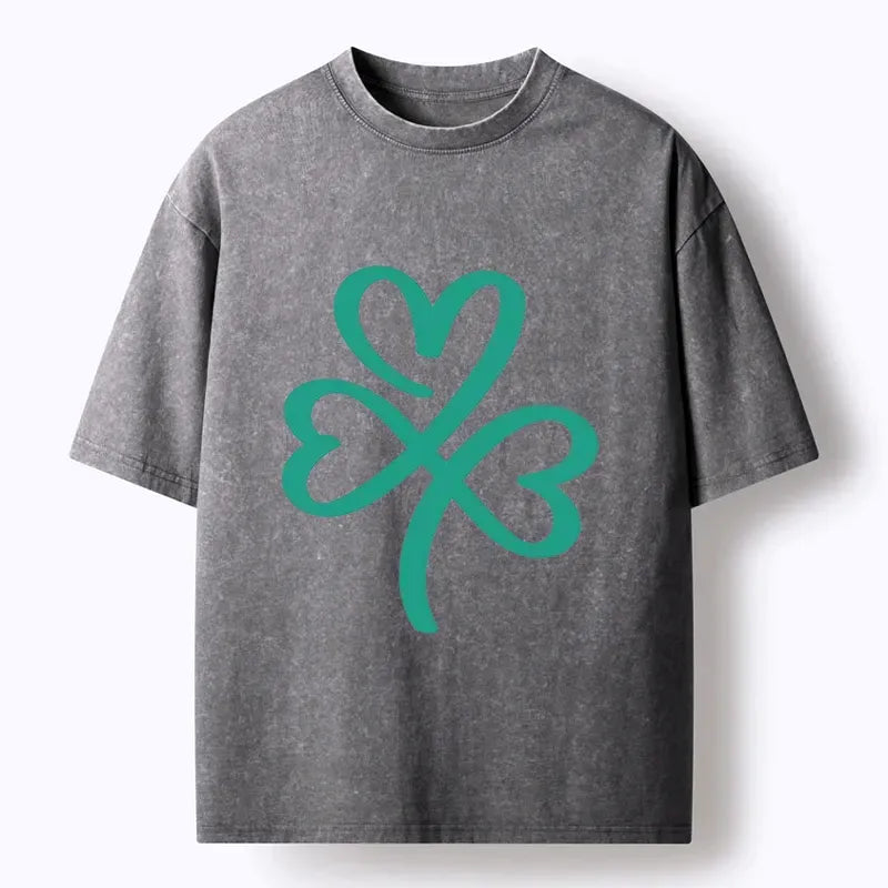 Minimalist Washed T-Shirt for St. Patrick's Day