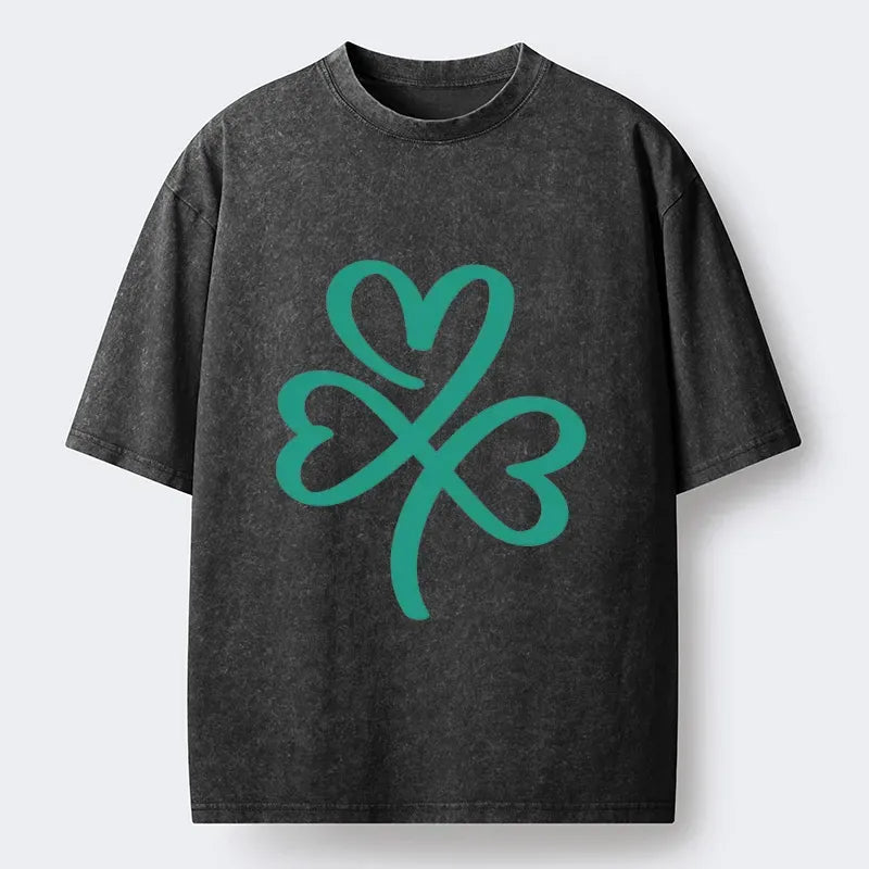 Minimalist Washed T-Shirt for St. Patrick's Day