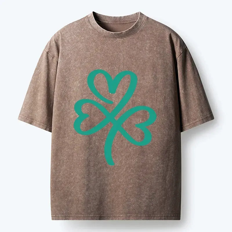Minimalist Washed T-Shirt for St. Patrick's Day