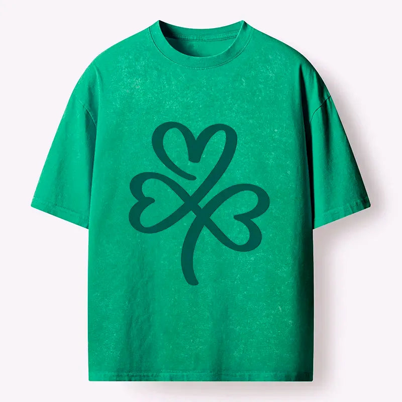 Minimalist Washed T-Shirt for St. Patrick's Day