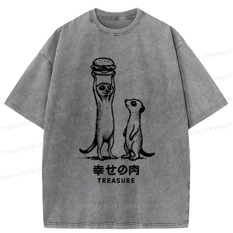 Japanese Washed T-Shirt for Summer