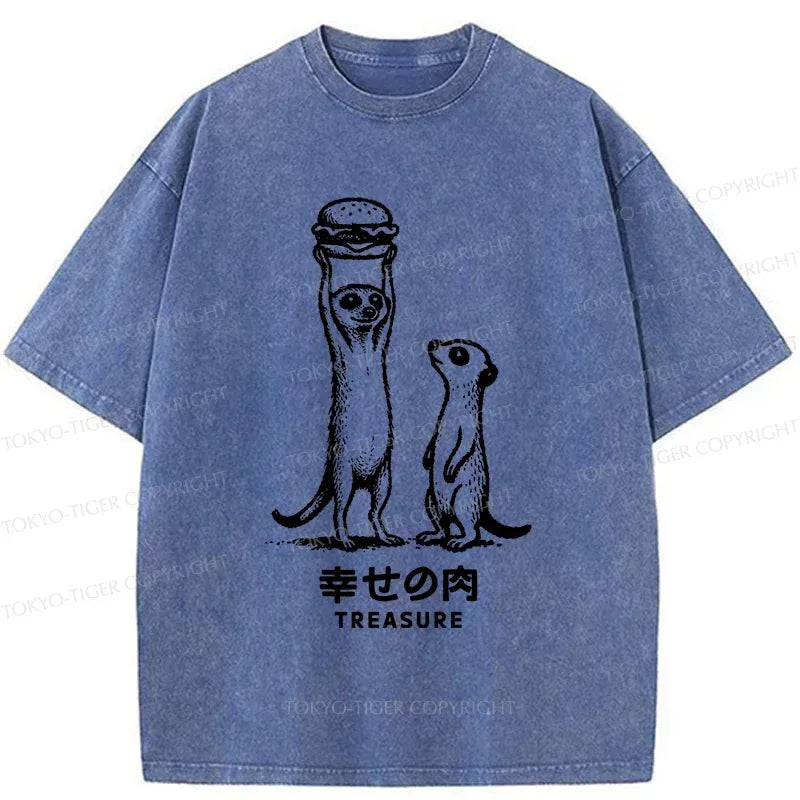 Japanese Washed T-Shirt for Summer