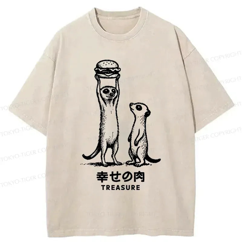 Meerkats Burger Graphic Tee for Casual Wear