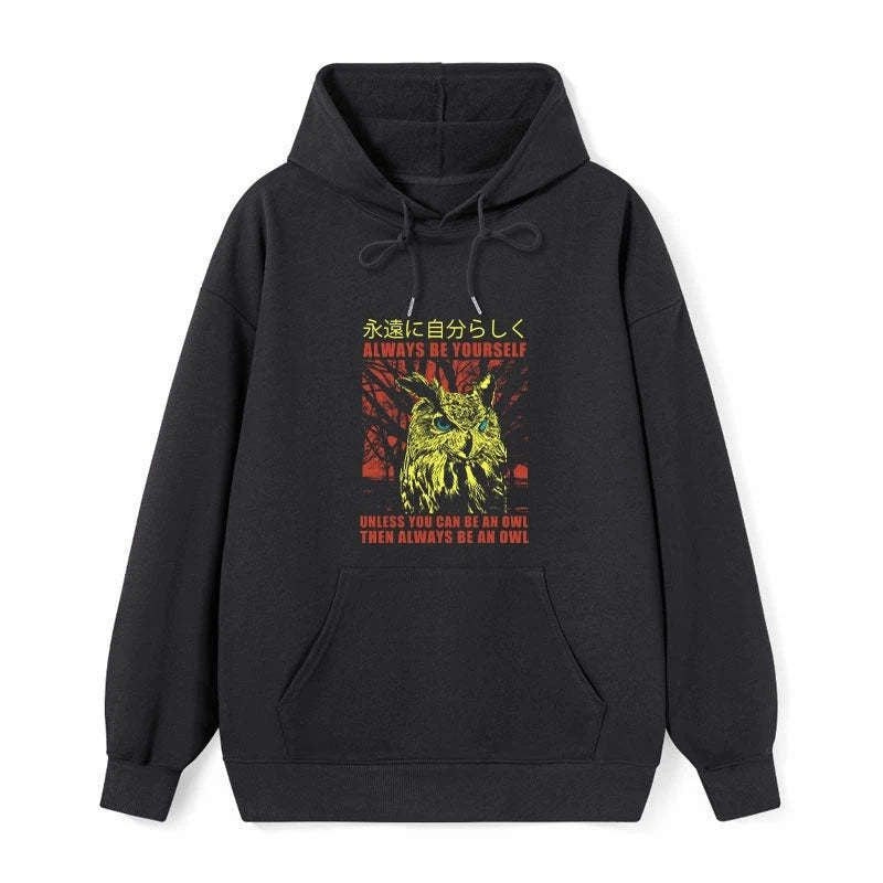 always be yourself japanese streetwear hoodie