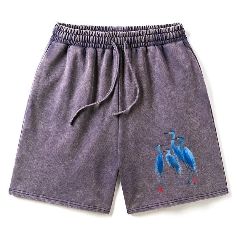 Japanese Washed Shorts for Daily Wear