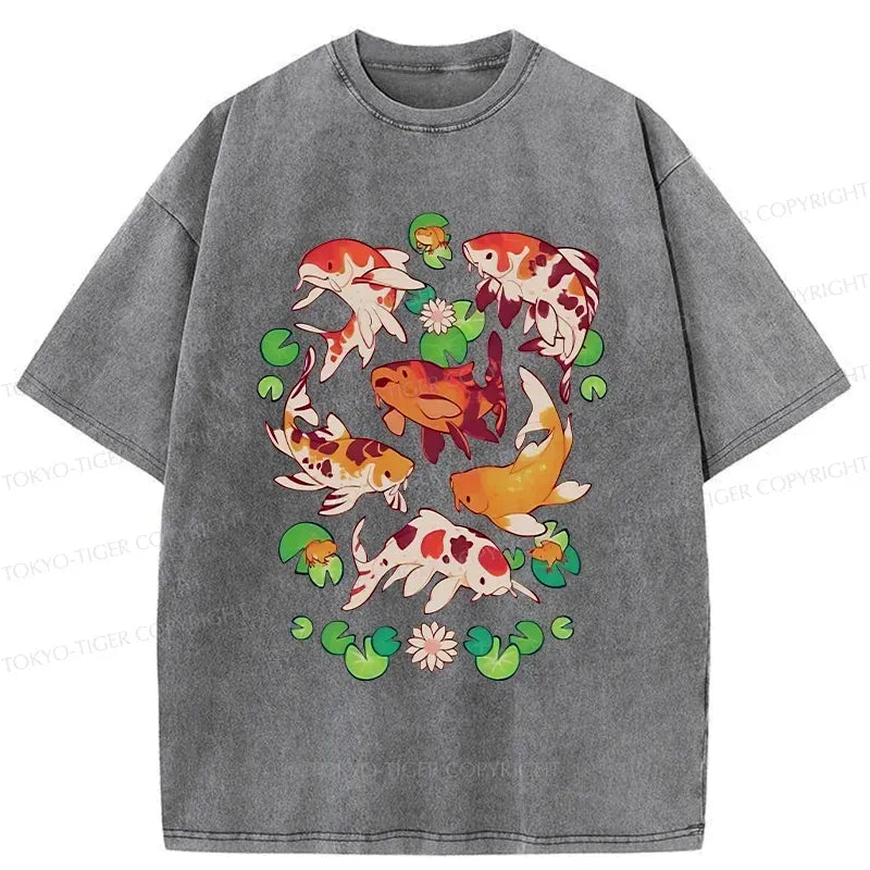 Retro Koi T-Shirt for Streetwear