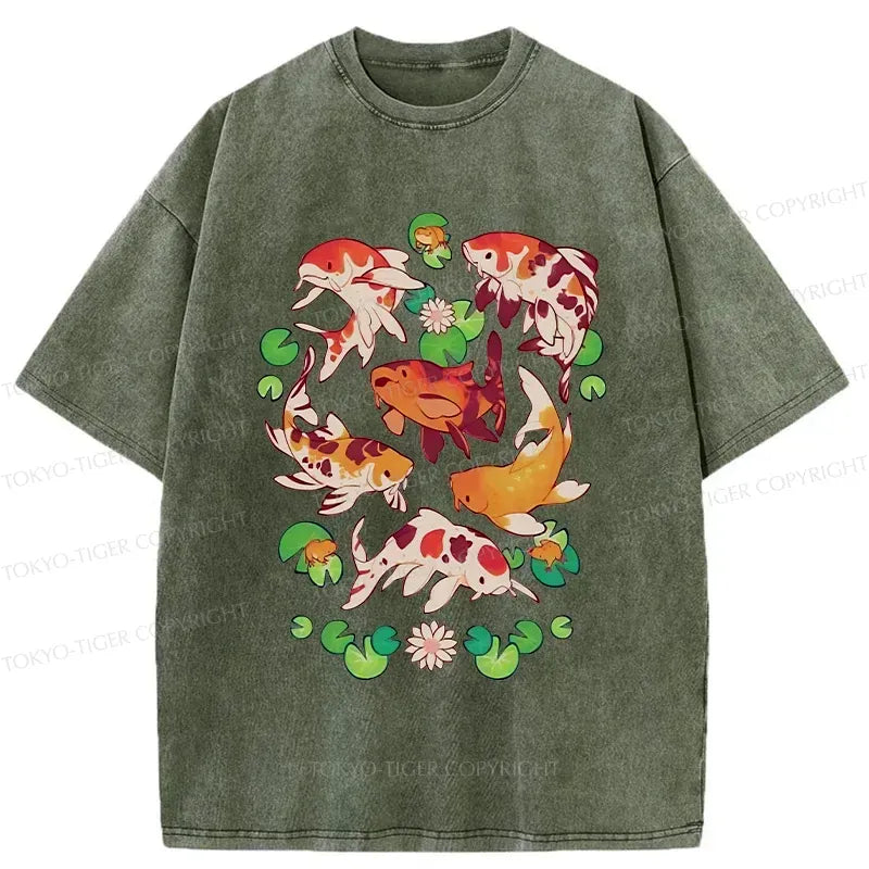 Retro Koi T-Shirt for Streetwear