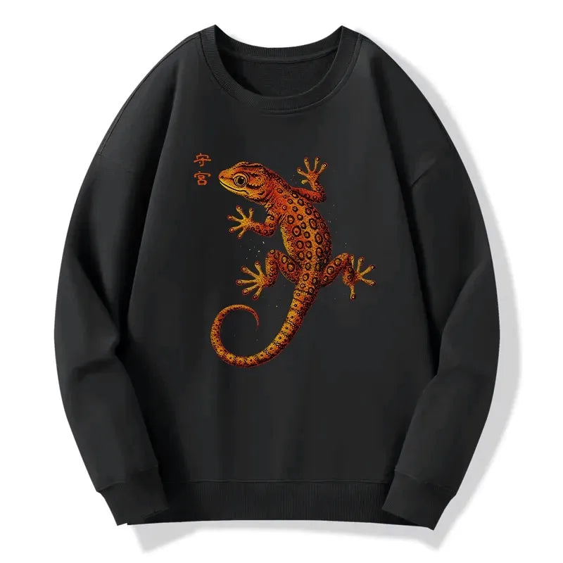Retro Gecko Sweatshirt for Vacation