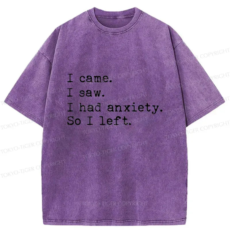 Kyoto-Lion I'm Anxious Washed T-Shirt