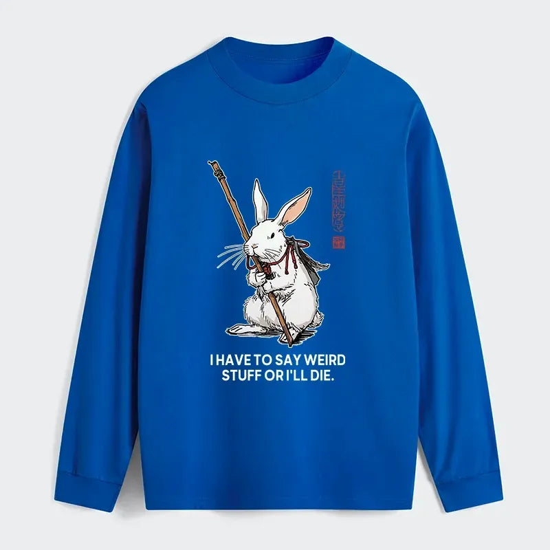 kyoto lion rabbit long sleeve t-shirt