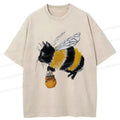 funny cat tee for daily wear