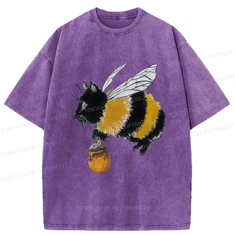 funny cat tee for daily wear