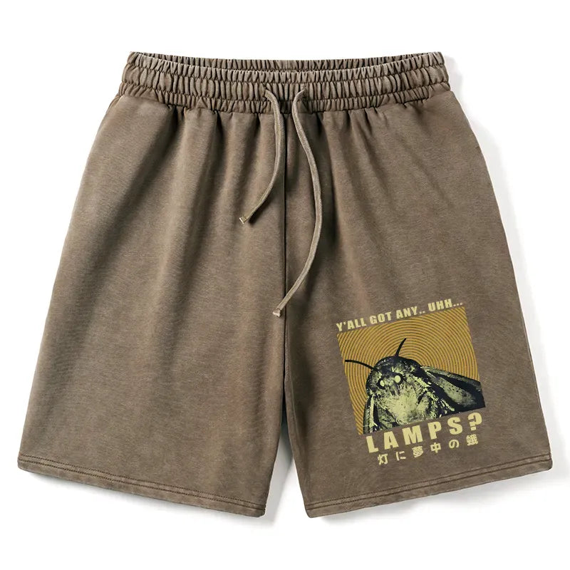 Japanese Washed Shorts for Streetwear