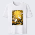 Traditional Kyoto Style Cotton T-Shirt Gift for Him
