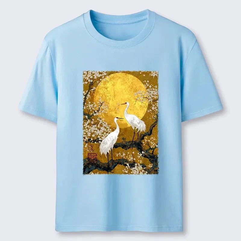 Comfortable Unisex Japanese Art T-Shirt for Summer