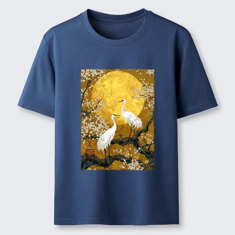 Comfortable Unisex Japanese Art T-Shirt for Summer