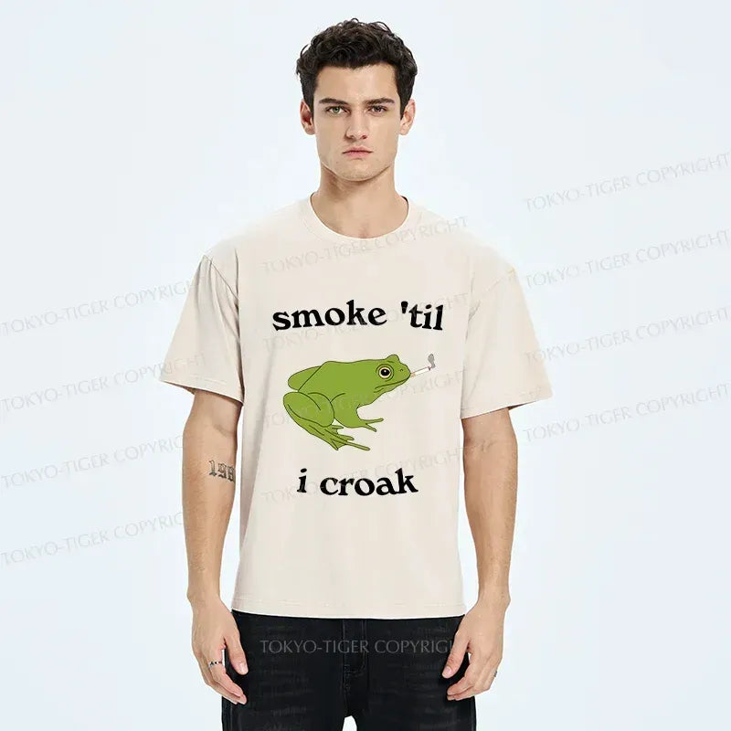 Kyoto Lion Funny Frog Tee for Streetwear