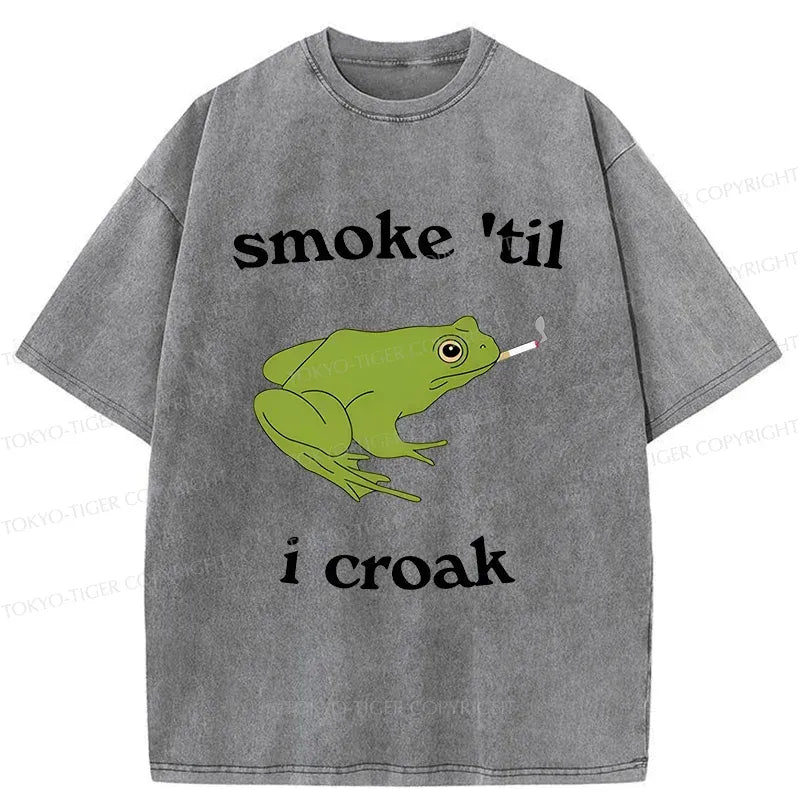 Kyoto Lion Funny Frog Tee for Streetwear
