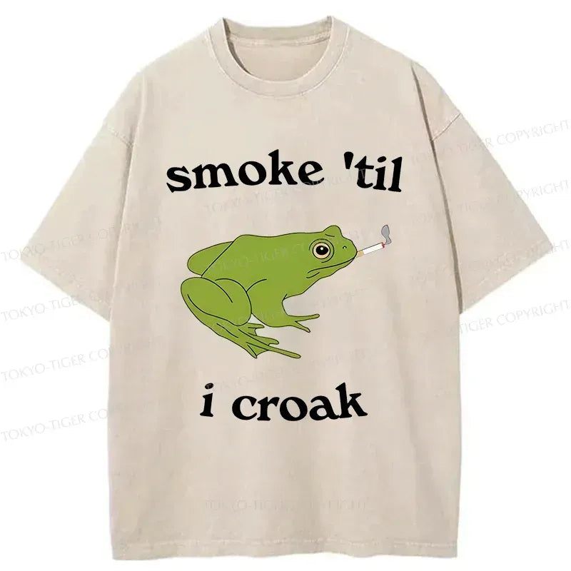 Kyoto Lion Funny Frog Tee for Streetwear