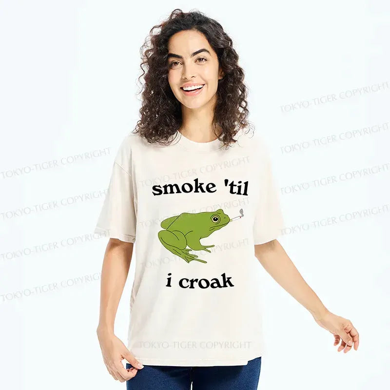 Kyoto Lion Funny Frog Tee for Streetwear