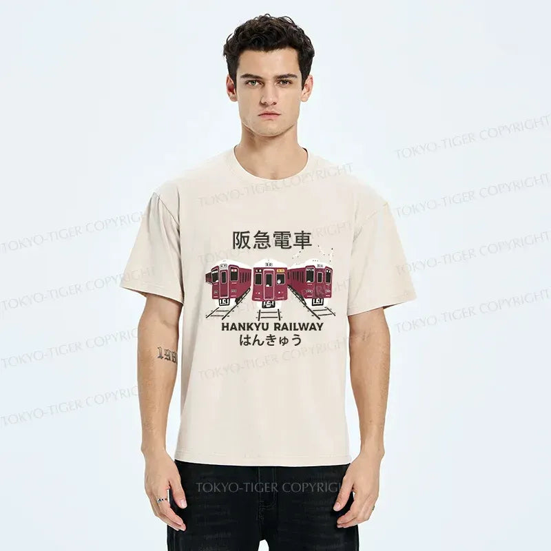 Retro Hankyu Railway T-Shirt Best Seller