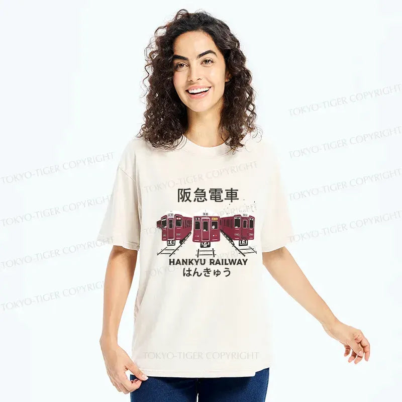 Retro Hankyu Railway T-Shirt Best Seller